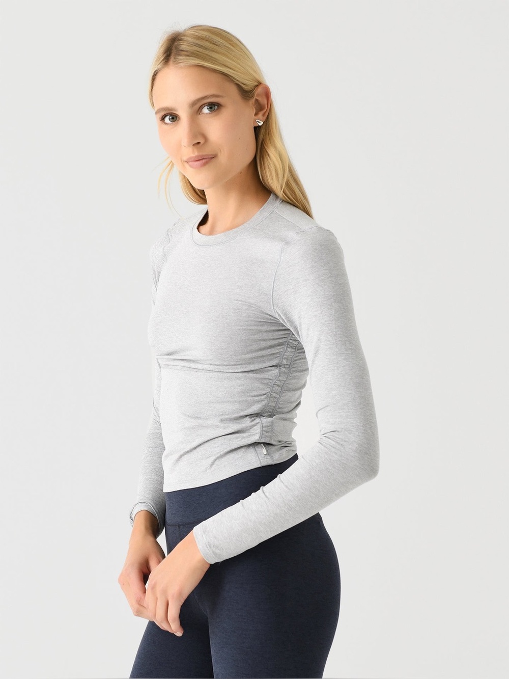 Vuori Long Sleeve Halo Ruched Tee